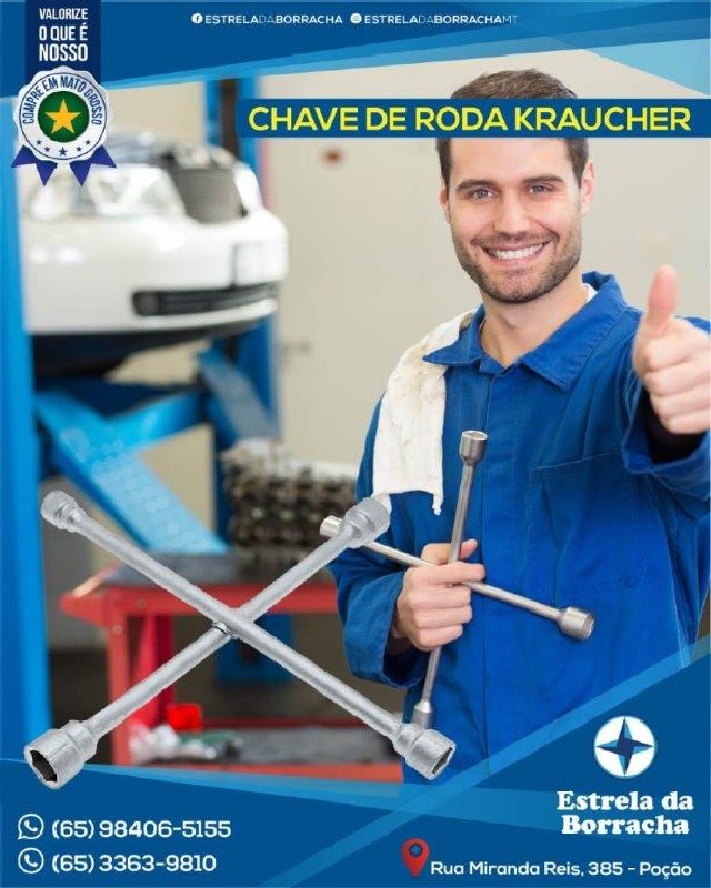 CHAVE DE RODA KRAUCHER